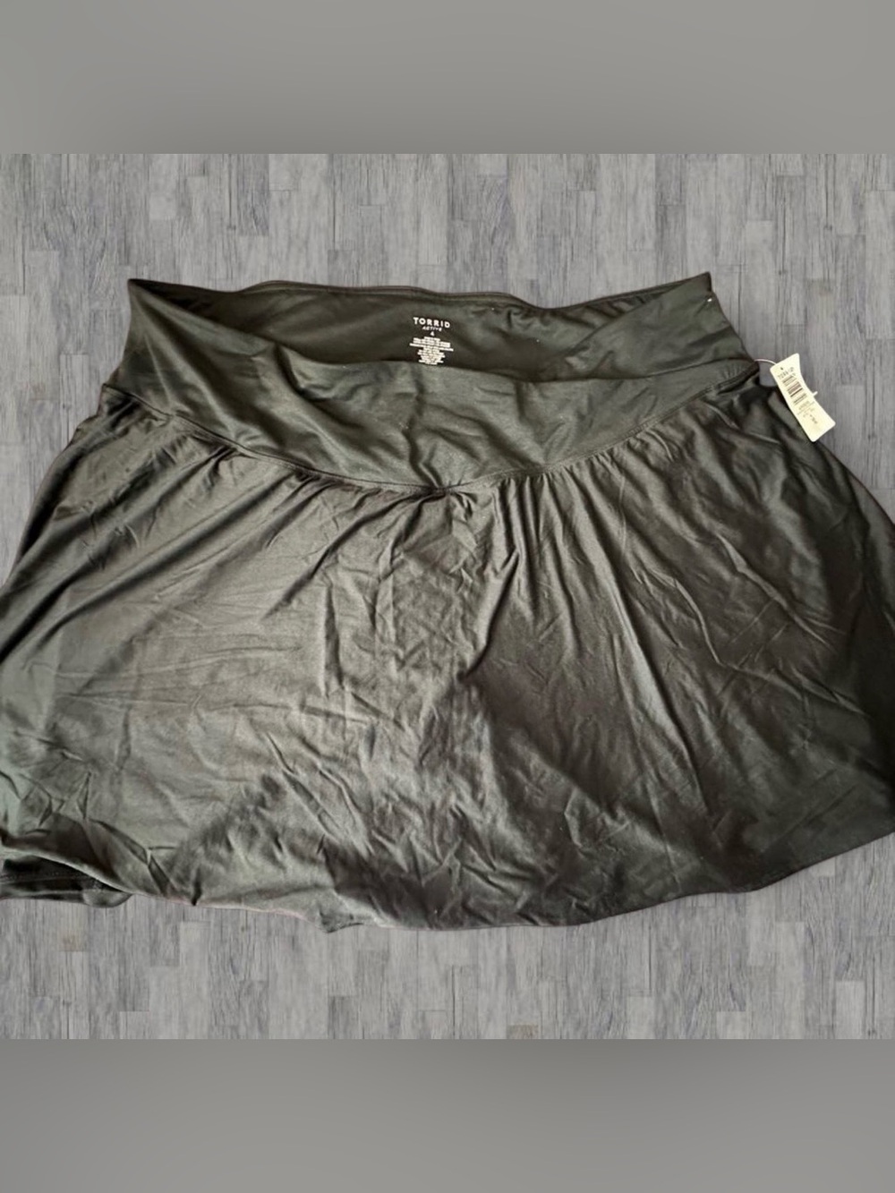Chic Goth Black Skort